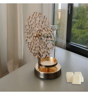  vue rapprochée du brûle-parfum montrant la texture de la céramique