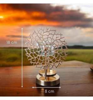  brûle-parfum corail inspiration en situation dans une salle de bain relaxante