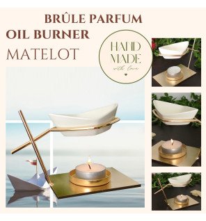  détail du réservoir à parfum du brûle-parfum artisanal matelot
