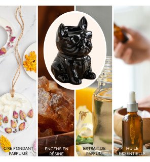  mise en scène du diffuseur avec des accessoires zen et galets décoratifs