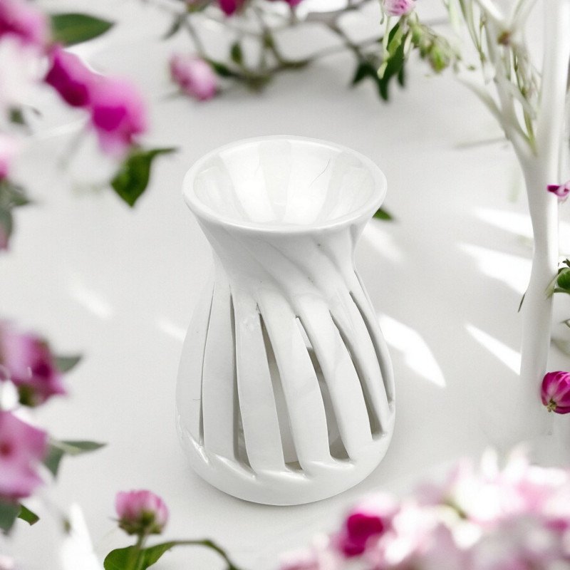 Corta blanc - Brûle-Parfum Céramy Corta blanc - Brûle-Parfum Céramy