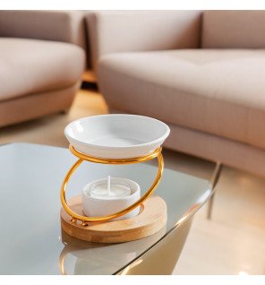  détail du réservoir en céramique prêt à accueillir une fragrance