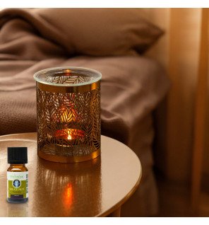  ambiance cocooning avec le brûle-parfum leaves diffusant des huiles essentielles