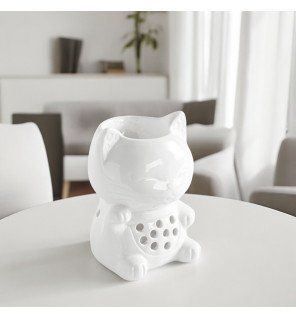  détail du brûle-parfum tommy avec sa coupelle amovible pour huiles essentielles