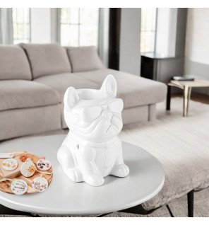  mise en scène du brûle-parfum céramique avec accessoires bien-être et bougie