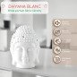 Dhyana Blanc - Brûle-Parfum Céramy Bouddha Dhyana Blanc - Brûle-Parfum Céramy Bouddha