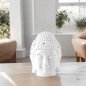 Dhyana Blanc - Brûle-Parfum Céramy Bouddha Dhyana Blanc - Brûle-Parfum Céramy Bouddha