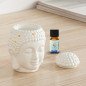 Dhyana Blanc - Brûle-Parfum Céramy Bouddha Dhyana Blanc - Brûle-Parfum Céramy Bouddha