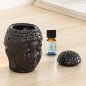Dhyana Noir - Brûle-Parfum Céramy Bouddha Dhyana Noir - Brûle-Parfum Céramy Bouddha