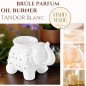 Tandor Blanc - Brûle-Parfum Céramy éléphant