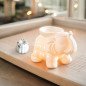 Tandor Blanc - Brûle-Parfum Céramy éléphant