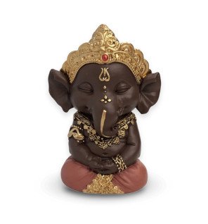  ambiance tamisée autour de la statue bouddha ganesh 2 pour créer un espace propice au bien-être