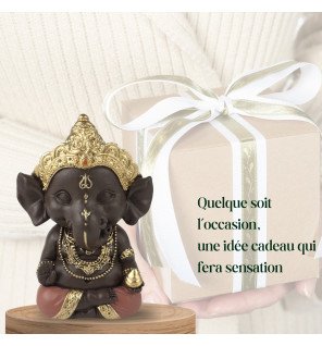  statue ganesh 3 mise en valeur dans un coin méditation