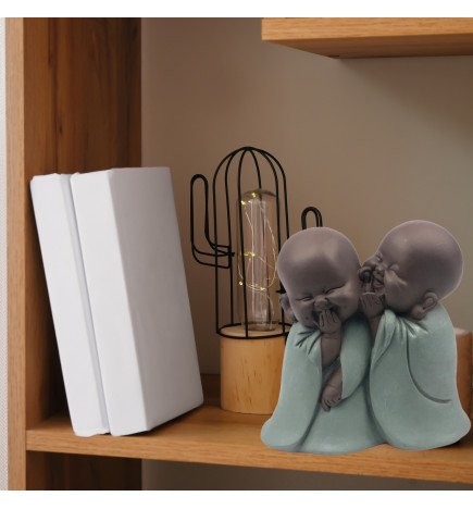 Statue Bonzes Chuchote