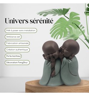  sculpture décorative inspirée de la méditation asiatique