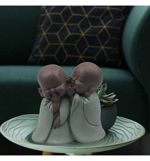  vue rapprochée sur la texture et la finition de la statue