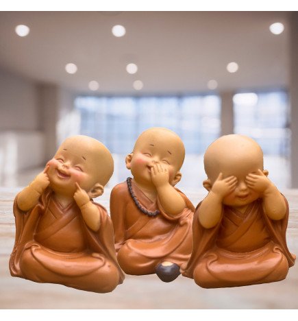 Trio de statue 3 Bonzes