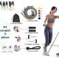 Pack de 11 accessoires pour sport et fitness
