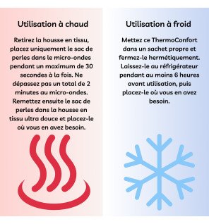  lanière relaxante beige utilisée lors d’une séance de relaxation à la maison