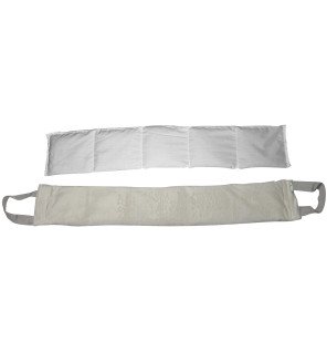  détail de la texture moelleuse de la lanière relaxante pour un confort optimal