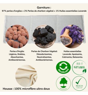  ceinture de thermothérapie en tissu doux adaptée au bas du dos