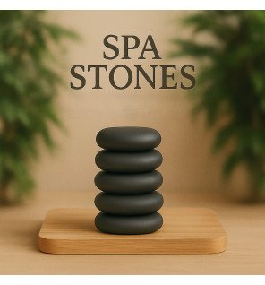  ensemble de pierres chaudes dans leur sac de rangement pratique pour transport facile