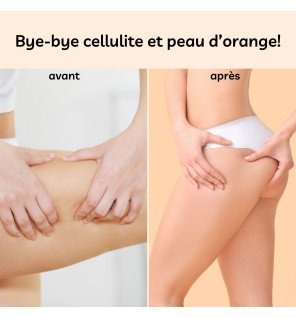  lanière de bain montrant la face en coton pour un lavage doux