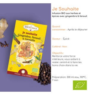  tasse de tisane chaude infusée après un repas