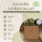 Savon exfoliant au café bio
