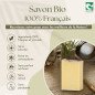 Savon bio 100% français Savon bio 100% français