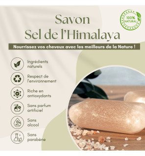  savon artisanal posé près de pierres minérales pour une ambiance naturelle