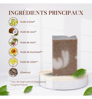  application du shampoing sur cheveux mouillés sous la douche