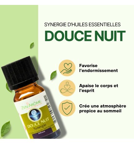 Douce Nuit - Synergie d'huiles essentielles - 10 ml