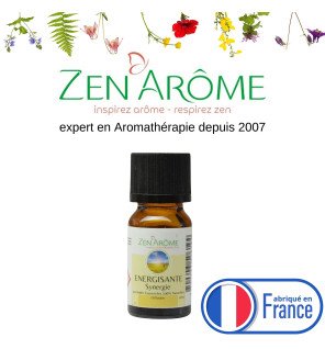  main versant quelques gouttes de la synergie energisante dans un diffuseur
