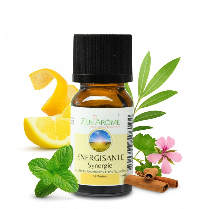 Energisante - Synergie d'huiles essentielles - 10 ml Energisante - Synergie d'huiles essentielles - 10 ml
