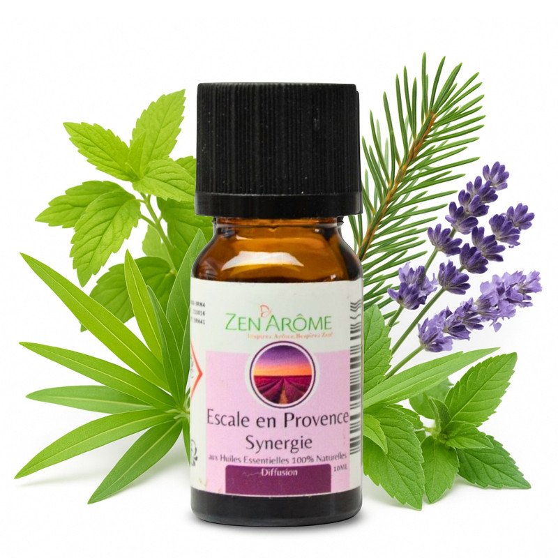 Escale en Provence - Synergie d'huiles essentielles - 10 ml Escale en Provence - Synergie d'huiles essentielles - 10 ml