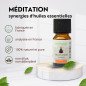 Méditation - Synergie d'huiles essentielles - 10 ml