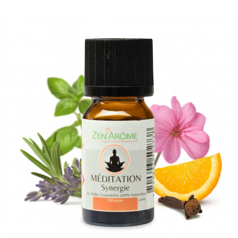 Méditation - Synergie d'huiles essentielles - 10 ml