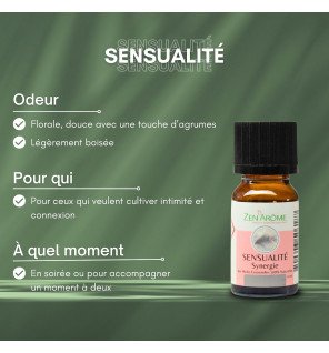  main versant quelques gouttes de la synergie sensualité dans un diffuseur pour un moment de bien-être