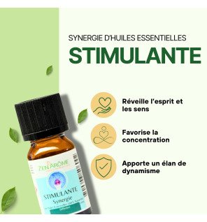Stimulante - Synergie d'huiles essentielles - 10 ml