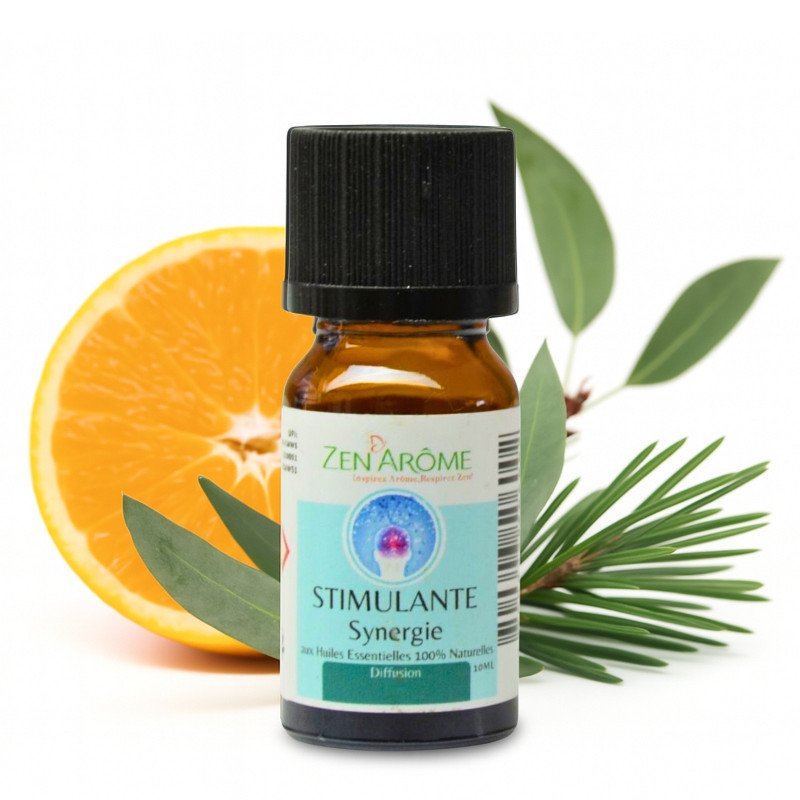 Stimulante - Synergie d'huiles essentielles - 10 ml