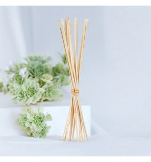 10 tiges en rotin pour recharge de diffuseur par capillarité
