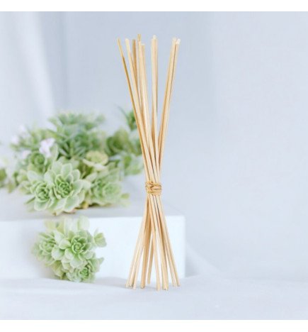10 tiges en rotin pour recharge de diffuseur par capillarité