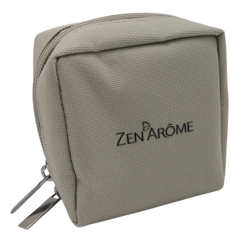 Trousse de rangement grise pour 6 flacons d'huiles essentielles