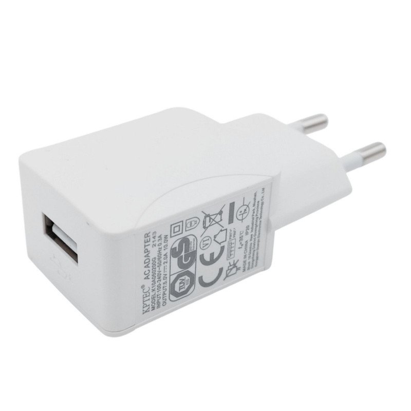 Adaptateur secteur 5V-2A Blanc