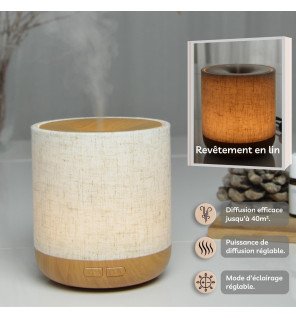  vue latérale du diffuseur montrant son bouton de commande facile d'accès