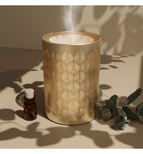  télécommande du diffuseur vienne tenue en main pour régler l’intensité de la diffusion