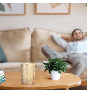  détail du réservoir d’eau du diffuseur vienne ouvert pour le remplissage