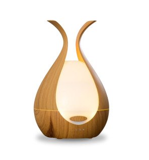  diffuseur ultrasonique medusa intégré dans une décoration minimaliste avec plantes vertes