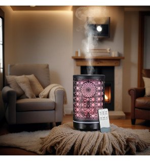  diffuseur d’huiles essentielles siena intégré dans une décoration moderne et épurée